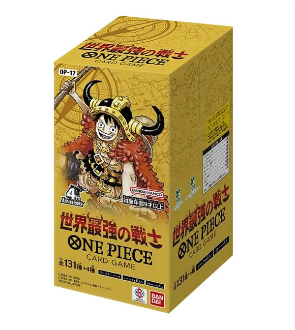 1.1-One Piece Card Game OP-17 The Strongest Booster Box Japanese